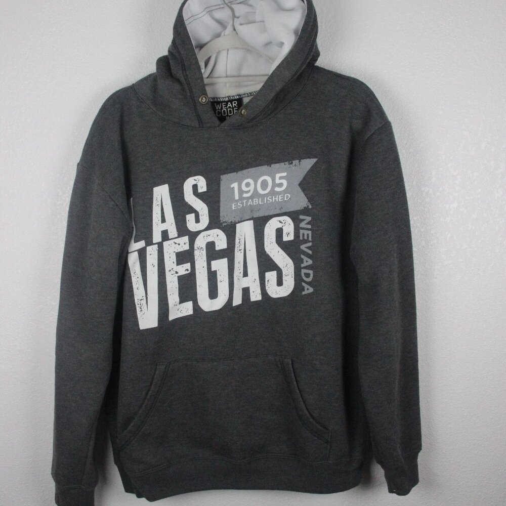 Wear Code, Sweater, Men's M, Gray, SOME WEAR AND TEAR